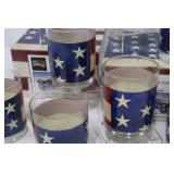 Warren Kimble Colonial Glassware - 4 x 13 oz Double-Old-Fashion Glasses