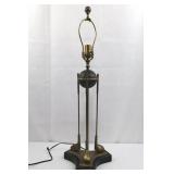 Wildwood Vintage Golf Lamp - 27in Brass, 3-Way Bulb, Golf Ball Center