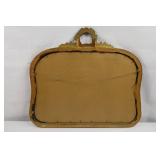 Vintage Ornate Gold Gilt Mirror - 27 in Wide x 25 in High