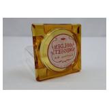 Golden Nugget Ash Tray - Vintage Downtown Las Vegas Glass