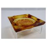Golden Nugget Ash Tray - Vintage Downtown Las Vegas Glass