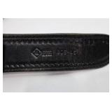 Bianchi Leather Gun Belt with Brass Buckle - Size 46