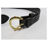 Bianchi Leather Gun Belt with Brass Buckle - Size 46