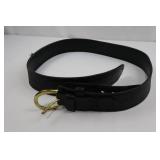 Bianchi Leather Gun Belt with Brass Buckle - Size 46