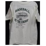 Rare Vintage Detroit Tigers Stadium (Michigan & Trumbull) "BASEBALL AT THE CORNER" T-Shirt