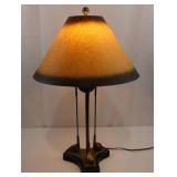 Wildwood Vintage Golf Lamp - 27in Brass, 3-Way Bulb, Golf Ball Center