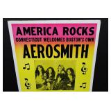 Aerosmith & Deep Purple Concert Poster 1974 - New Haven Coliseum