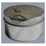 August Steiner Kennedy Half Dollar Pocket Watch w/ Chain – $299 Retail – Coin Design Case w/ Tin