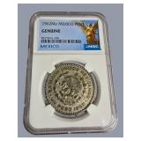 1962 Mexico Silver Peso Coin – NGC Certified Genuine – 10% Silver – Historic Mexican Coin