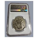 1962 Mexico Silver Peso Coin – NGC Certified Genuine – 10% Silver – Historic Mexican Coin