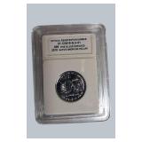 2010 Native American $1 Silver Enriched Coin w/ Certification + $100 Bill Replica Lot