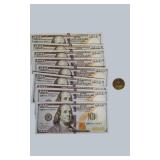 2010 Native American $1 Silver Enriched Coin w/ Certification + $100 Bill Replica Lot