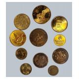 Vintage Token & Medallion Collection Lot – Las Vegas, Apollo, Bicentennial & More