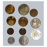 Vintage Token & Medallion Lot – Historical, Centennial & Commemorative Pieces