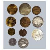 Vintage Token & Medallion Lot – Historical, Centennial & Commemorative Pieces