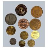 Vintage Token & Medal Lot – Arizona Centennial, Hardee’s, Conservation & More
