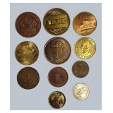 Vintage Token & Medal Lot – Boy Scouts, Presidential, Centennial & Advertising Mix