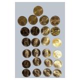 Brilliant Uncirculated Presidential Dollars – $25 Face Value – Mint Condition Lot!