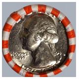 1776–1976 Bicentennial Quarter Roll – Mixed Mint Marks – Estate Find!