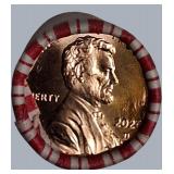 2024 Lincoln Cent Rolls  BU – 5 Full Roll