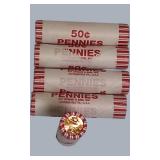 2024 Lincoln Cent Rolls  BU – 5 Full Roll