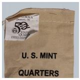 U.S. Mint Minnesota State Quarter Bag – $25 Face – Unsearched