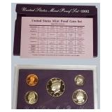 1992 U.S. Mint Proof Set – San Francisco – Nice Set