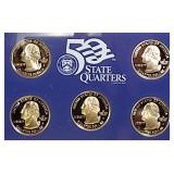 2008 U.S. Mint Proof Set – Complete w/ Presidential & State Quarter Sets – Box/COA