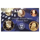 2008 U.S. Mint Proof Set – Complete w/ Presidential & State Quarter Sets – Box/COA