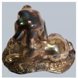 .999 Silver-Coated Beagle Puppy Figurine – Adorable & Unique!