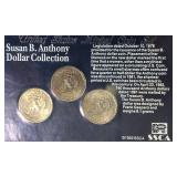 Susan B. Anthony Dollar Display Set (1979–1981) – Classic Collection!