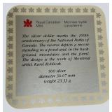 1985 Canada Silver Dollar – National Parks Moose Proof in Case!