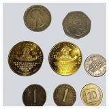 WORLD COIN & TOKEN TREASURE LOT – UNCIRCULATED MIX!