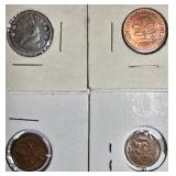 WORLD COIN & TOKEN TREASURE LOT – UNCIRCULATED MIX!