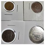 WORLD COIN & TOKEN TREASURE LOT – UNCIRCULATED MIX!