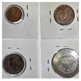 WORLD COIN & TOKEN TREASURE LOT – UNCIRCULATED MIX!