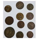 OLD WORLD COINS LOT – 1800s & 1900s MIX