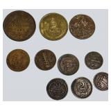MIXED WORLD COINS LOT – VARIETY OF COUNTRIES & DESIGNS