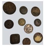 WORLD COINS BULK LOT – DIFFERENT COUNTRIES & TYPES
