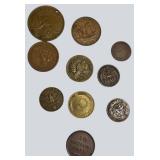 ASSORTED FOREIGN COINS LOT – NICE VARIETY MIX