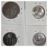 MIXED U.S. COIN LOT – ERRORS, TONING, OLDER DATES – CAPSULED & LABELED GROUP