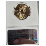 NGC MS69 2010-D SACAGAWEA $1 – GREAT LAW OF PEACE – SMS GEM