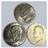 IKE DOLLAR LOT – 1971–1978 MIX – BICENTENNIAL INCLUDED – NICE GROUP