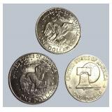 IKE DOLLAR LOT – 1971–1978 MIX – BICENTENNIAL INCLUDED – NICE GROUP