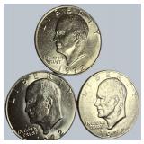 IKE DOLLAR LOT – 1971–1978 MIX – BICENTENNIAL INCLUDED – NICE GROUP