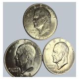 IKE DOLLAR LOT – 1971–1978 MIX – BICENTENNIAL INCLUDED – NICE GROUP