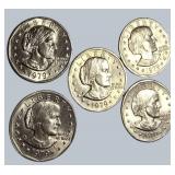 Mixed Dollar Coin Lot – Susan B Anthony & Presidential $1 Coins!