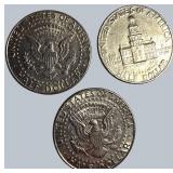 Lot of 7 Kennedy Error Half Dollars – Crease Strikes!