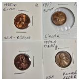 Huge 20-Coin Error & Oddities Lot – Cool Variety Collection!