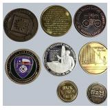 Awesome Military & First Responder Token Lot – Beautiful Variety!